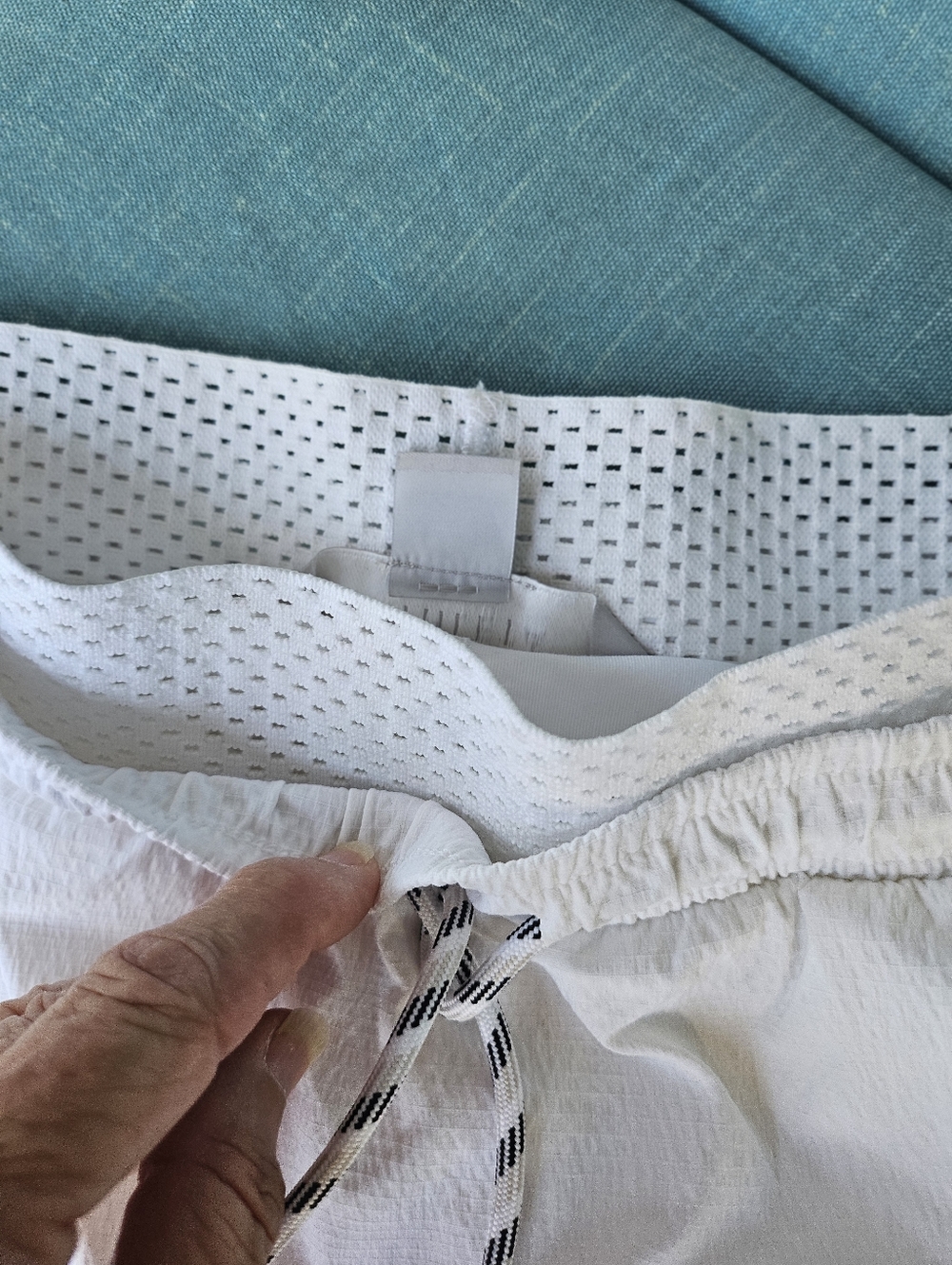 Athleta Crest Skort Womens 0 White Ripstop 15" Stretch Tennis Pickleball Skirt - Picture 4 of 10